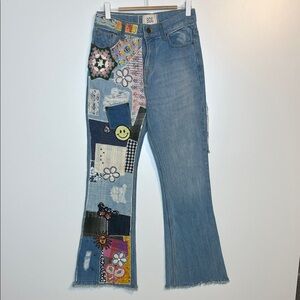 BDG Urban Outfitters Patchwork flare jeans size 25